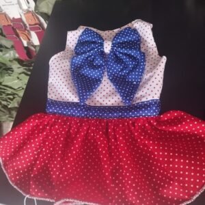 Vestido corto tipico para el 15 de setiembre